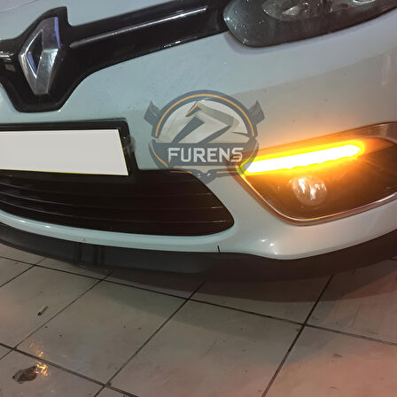 Renault Fluence 2009-2012 Uyumlu H lip Esnek Ön Lip 2 Parça Karlık Ön Ek Tampon Altı Dil