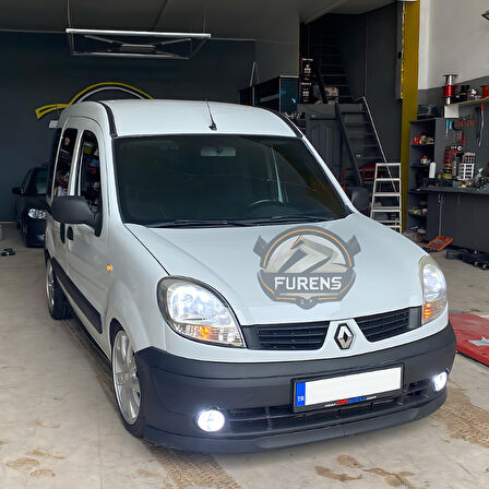 Renault Kangoo 1 1998-2007 Uyumlu H lip Esnek Ön Lip 2 Parça Karlık Ön Ek Tampon Altı Dil