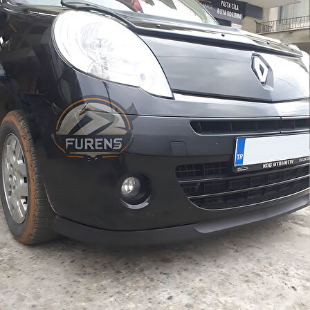 Renault Kangoo 2 2008-2021 Uyumlu H lip Esnek Ön Lip 2 Parça Karlık Ön Ek Tampon Altı Dil