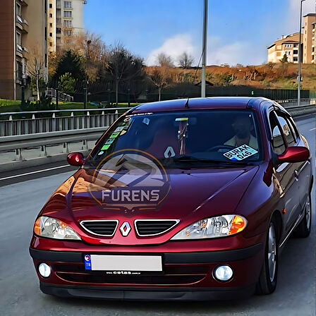 Renault Megane 1 1995-2003 Uyumlu H lip Esnek Ön Lip 2 Parça Karlık Ön Ek Tampon Altı Dil