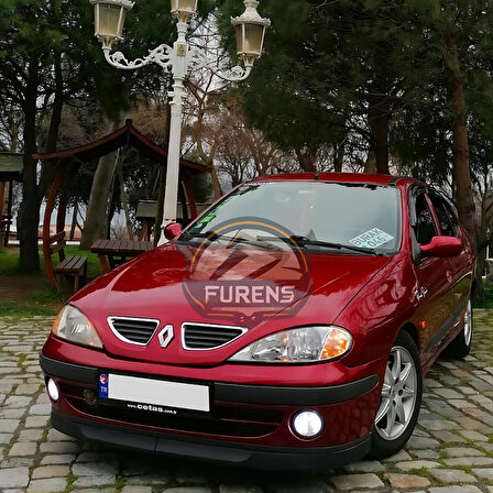 Renault Megane 1 1995-2003 Uyumlu H lip Esnek Ön Lip 2 Parça Karlık Ön Ek Tampon Altı Dil