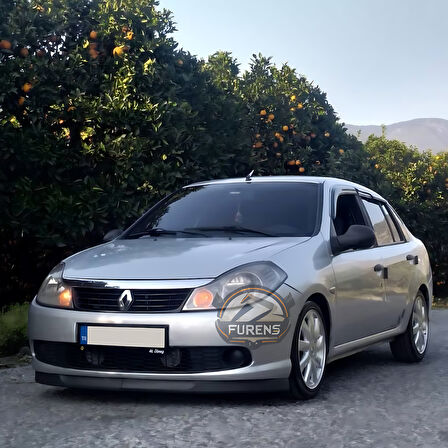 Renault Symbol Thalia 2008-2012 Uyumlu H lip Esnek Ön Lip 2 Parça Karlık Ön Ek Tampon Altı Dil