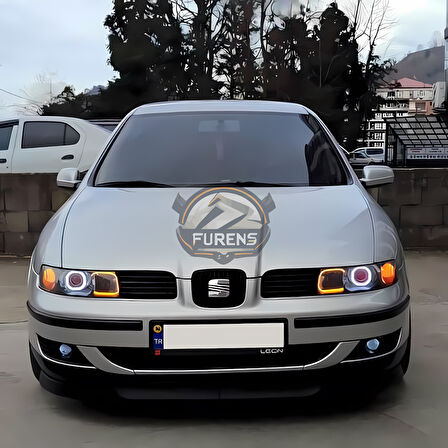 Seat Toledo 1999-2004 Uyumlu H lip Esnek Ön Lip 2 Parça Karlık Ön Ek Tampon Altı Dil