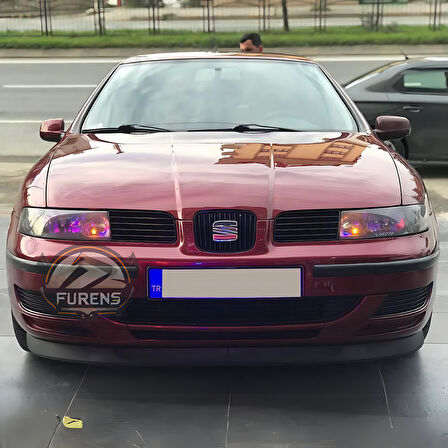 Seat Toledo 1999-2004 Uyumlu H lip Esnek Ön Lip 2 Parça Karlık Ön Ek Tampon Altı Dil