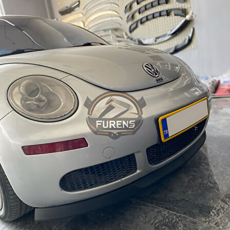 Volkswagen Beetle 1995-2008 Uyumlu H lip Esnek Ön Lip 2 Parça Karlık Ön Ek Tampon Altı Dil