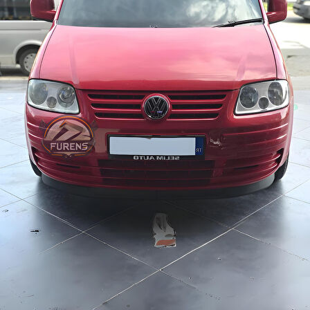 Volkswagen Caddy mk3 2005-2010 Uyumlu H lip Esnek Ön Lip 2 Parça Karlık Ön Ek Tampon Altı Dil