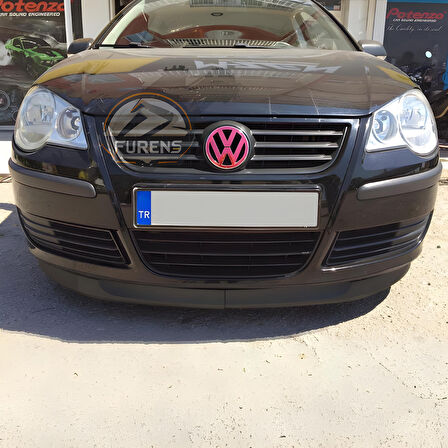 Volkswagen Polo 4.5 2002-2008 Uyumlu H lip Esnek Ön Lip 2 Parça Karlık Ön Ek Tampon Altı Dil