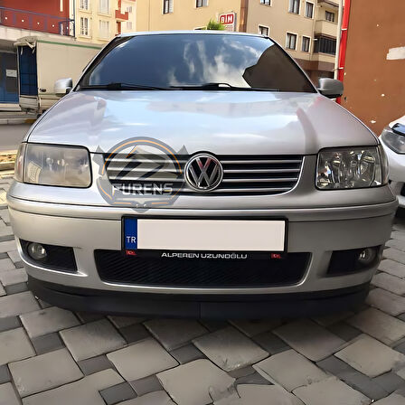 Volkswagen Polo Mk3 1994-2003 6N Uyumlu H lip Esnek Ön Lip 2 Parça Karlık Ön Ek Tampon Altı Dil