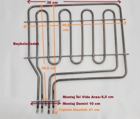 Franke Fırın Üst Rezistans , Franke Fırın Rezistansı 1200 + 2000 Watt