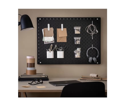 IKEA SKÅDIS çok amaçlı pano , siyah, 76x56 cm 