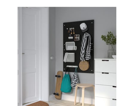 IKEA SKÅDIS çok amaçlı pano , siyah, 76x56 cm 
