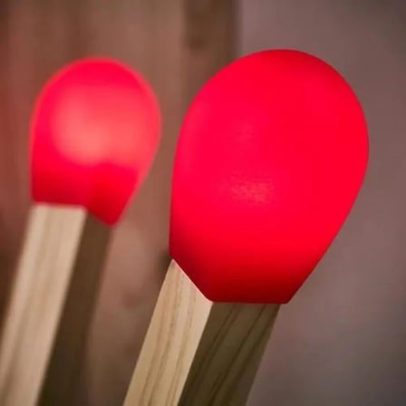 IKEA STRÅLA LED'li yer lambası , bej-kırmızı, 67 cm 