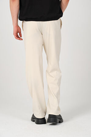 HYMAN Erkek Pileli Baggy Kalıp Kumaş Pantolon