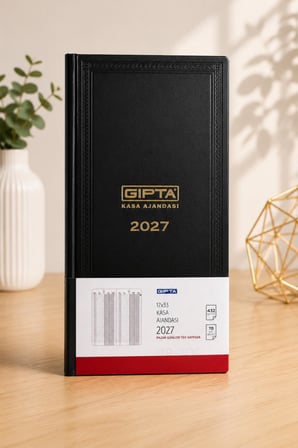 Gıpta 2027 17x33 cm Kasa Ajandası 118-TCK