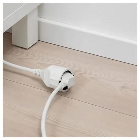 IKEA KOPPLA uzatma kablosu , beyaz, 5 m 
