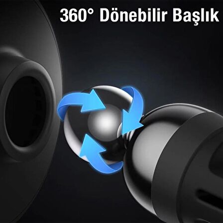 Baseus Yeni Nesil 360 Derece Döner Başlıklı Mıknatıslı Havalandırma Araç Tutucu 