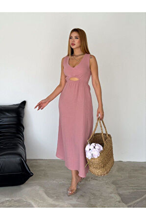 Müslin kumaş tarz elbise