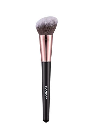 Flared Cut Blush Brush Yüz Makyajında Pratiklik Sağlayan Kesik Allık Fırçası.