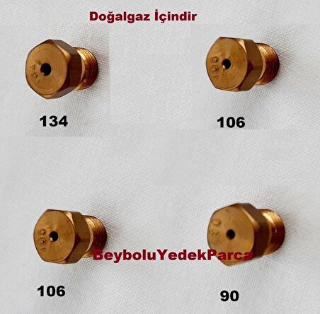 Termikel Doğalgaz Enjektör , Ocak Dönüşüm Memeleri 7 MM