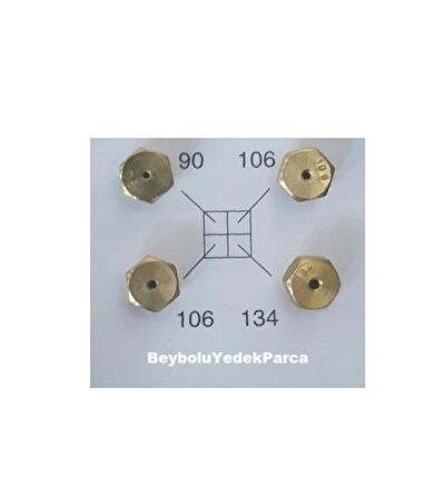 Kumtel Enjektör Ocak Doğalgaz Dönüşüm Memeleri Takım