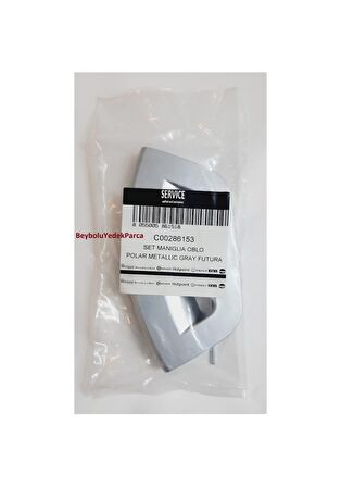 Ariston FMF923 BS TK Mandal  Metalik Gri 923 Çamaşır Makinesi Kapak Mandalı