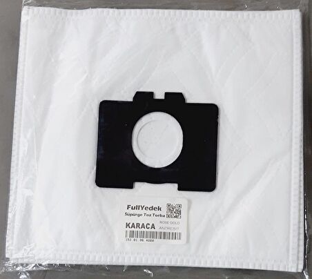 Karaca Toz Torbası RoseGold Antrasit Süpürge Torba 5 Adet