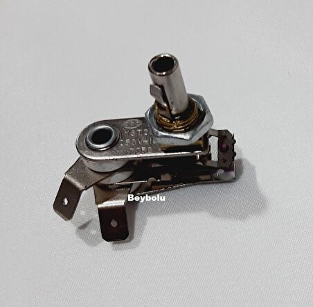 Raks Çaycı Termostat Çay Makinesi Somunlu Termostatı 10 Amper Mil uzunluğu 1,8 cm