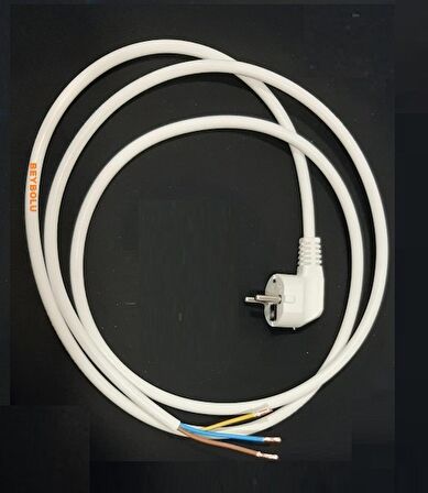 Beko Elektrik Giriş Kablosu Çamaşır Makinesi 3x1,5 TTR Bakır Kablo 2 Metre