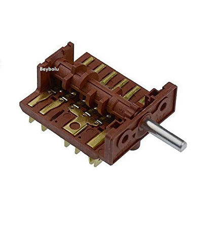 Electrotech Şalter Ankastre Fırın 6 Konum Kademe Anahtarı