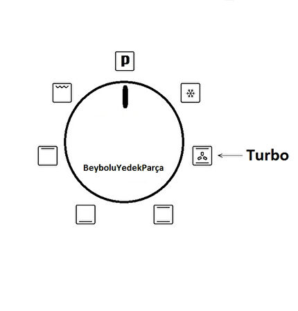 Wilson Anahtarı Ankastre Fırın  Şalteri Yeni Model 6 Konum Komütatör Düğme