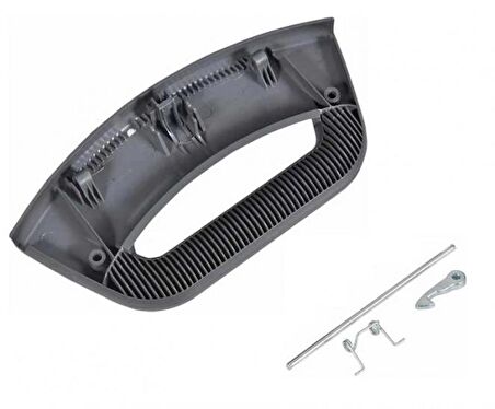 Ariston Fmf 7025BTK.M Mandal Çamaşır Makinesi Kapak Mandalı Tutamağı Koyu Gri