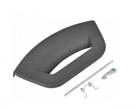  Ariston  Hotpoint Fmsdn 623BPL Çamaşır Makinesi Kapı Mandalı Tutamak Koyu  GRİ