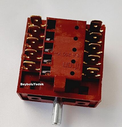 Kumtel Fırın Şalter 6 Konum + Off 10 Soket Kademe Anahtarı 5+5