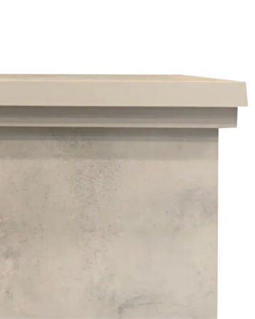 Dlc 1175RS Beton Desen 1800 Watt Bluetooth ve Ses Efektli Dekoratif Elektrikli Şömine