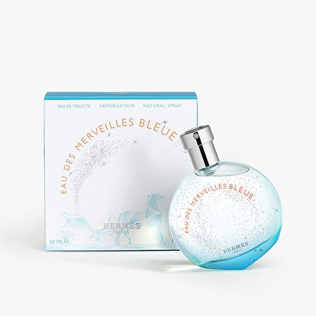 Hermes Eau Des Merveilles Bleue, Eau De Toilette 50ML