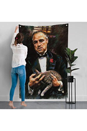 Godfather Mafya Film Duvar Örtüsü-7763