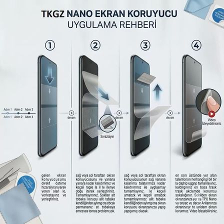 Honor 600 LİTE Uyumlu NANO Ekran Koruyucu Ultra İnce ekstra Dayanıklı MAT - Tkgz
