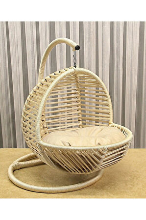 Reyo Pet Lüxperi Kedi Salıncağı & Kedi Yatağı & Kafesi 38x45x65 cm Krem