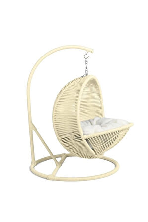 Reyo Pet Lüxperi Kedi Salıncağı & Kedi Yatağı & Kafesi 38x45x65 cm Krem