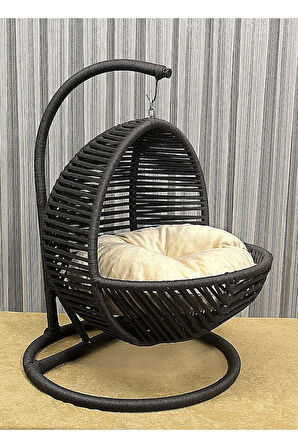 Reyo Pet Lüxperi Kedi Salıncağı & Kedi Yatağı & Kafesi 38x45x65 cm Antrasit