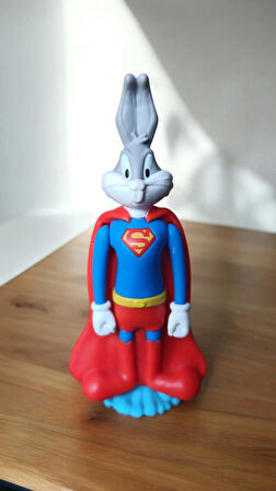 vintage süper bugs bunny figür oyuncak 12 cm