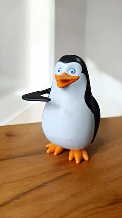 vintage madagaskar orijinal penguen figür oyuncak & 12 cm