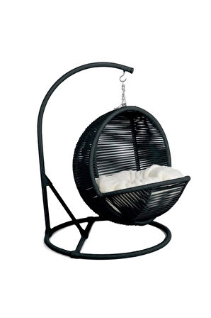 Reyo Pet Lüxperi Kedi Salıncağı & Kedi Yatağı & Kafesi 38x45x65 cm Siyah