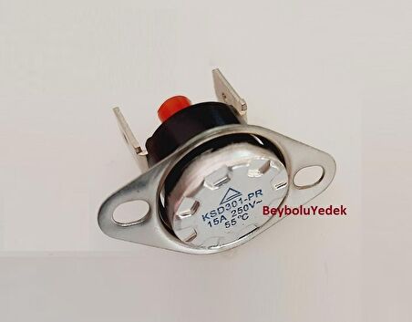 55 Derece Resetli Termostat 15 Amper 250 Volt