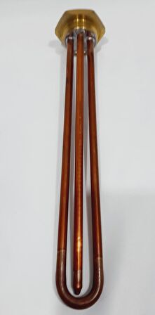 Kazan Kalın Diş Rezistans 2000 Watt , Güneş Enerji Kazan Rezistansı 1-1,4 İNÇ 30 CM 