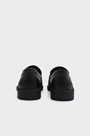 Hakiki Deri Kadın Tokalı Casual Ayakkabı