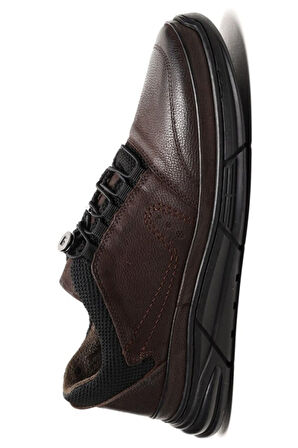 382203 Kahverengi Nubuk Kışlık Erkek Ayakkabı