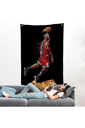 Michael Jordan Duvar Örtüsü-7766