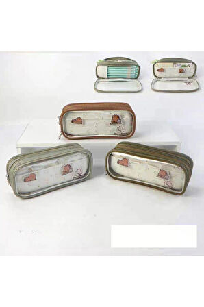 Kapibara şeffaf kalem kutusu