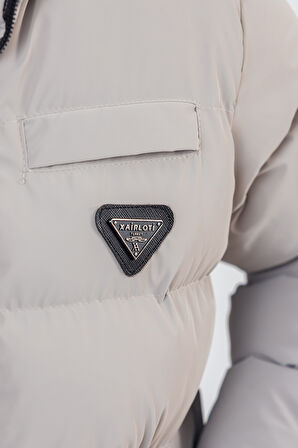  Nova Kumaş Kapüşonlu Erkek Çocuk Kışlık Mont KM2509